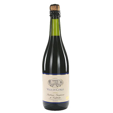 Lambrusco Grasparossa Castelvetro doc sweet red sparkling wine Villa Corlo Emilia - Red Wines