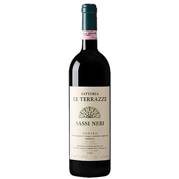 Sassi Neri Rosso Conero riserva docg Rotwein docg Fattoria Terrazze 2005 Marken - Rotweine