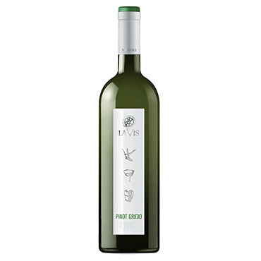 Trentino Pinot Grigio La Vis 2012 - Italian white wines