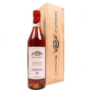 bas armagnac chateau de maniban millesimes 1971 - Bas Armagnac