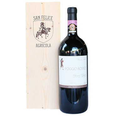 poggio rosso Magnumflasche  chianti classico riserva docg Rotwein san felice 1997 Toskana - Magnum