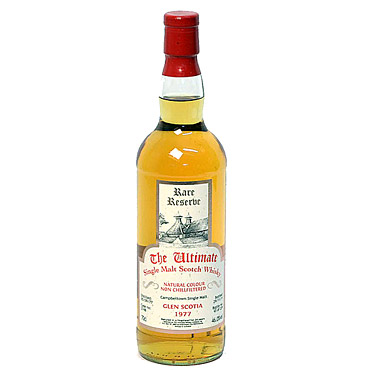 glen scotia ultimate single malt scotch whisky rare reserve 1977 Campbeltown - Scotch Whisky